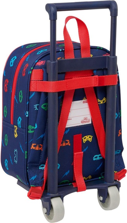 Produktbild PJ Masks Schulrucksack mit Rädern Ready Marineblau 22 x 27 x 10 cm