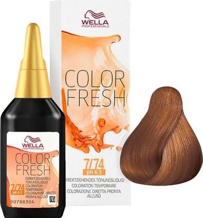 Immagine prodotto Wella Colore fresco (7/74 biondo medio marrone marrone rosso)