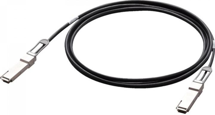 Allied Telesis AT-QSFP28-3CU InfiniBand Cable, Stainless Steel (3 m)