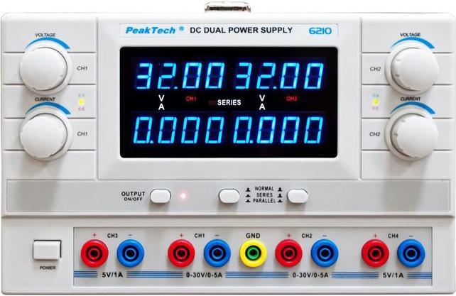 Actual product image Peaktech Laboratory power supply unit 1 channel...32 VDC VDC 30 A, programmable ( 1560)