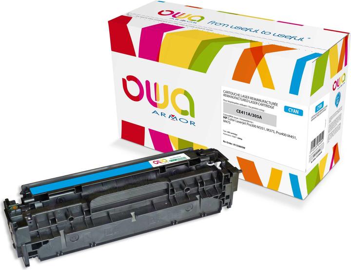 Image du produit Armor OWA K15580 - cyan - compatible - remanufacturé (CF)