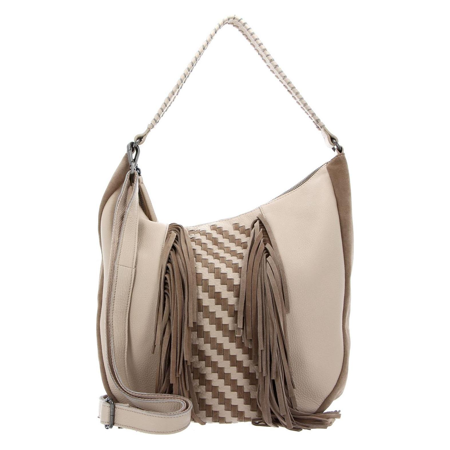 FredsBruder, Damen, Handtasche, Frizzle Collection Frizzle Hobo, Beige