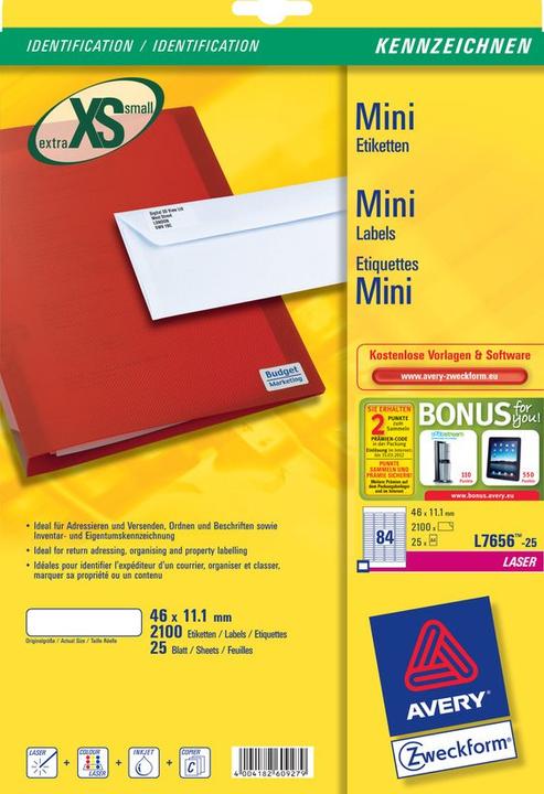 Produktbild Avery Mini-Organisations-Etiketten