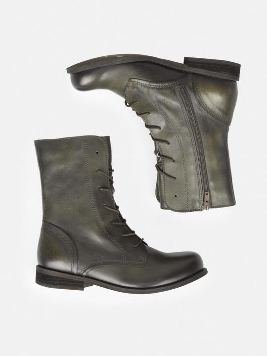 Actual product image Felmini Wide Fit W103 lace-up boot made of genuine leather, with inner zip and low heel. (41)