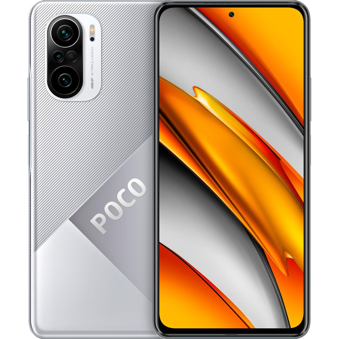 Xiaomi POCO F3 5G (256 GB, White, 6.67", Dual SIM, 5G), Smartphone, Weiss