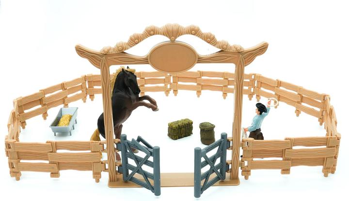 Image du produit Mojo - Enclos pour animaux de l'Ouest avec cowboy - Farm life, 14 pièces (MJ-380064)