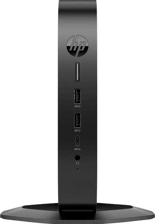 Actual product image HP Elite t655 Thin Client, AMD Embedded Ryzen R2314 SSD PCIe, Win10 IoT (AMD Ryzen Embedded R2314, 8 GB, 64 GB, AMD Radeon Graphics)