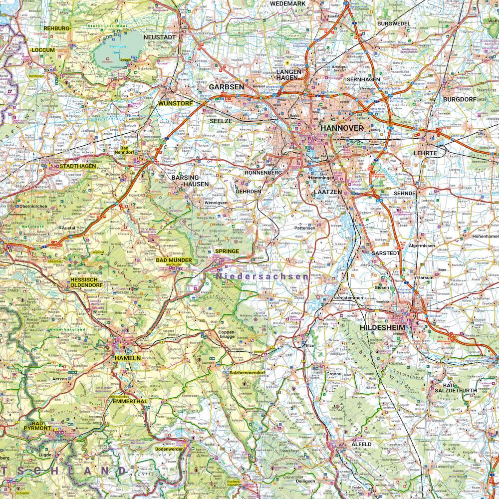 Thumbnail - Weserbergland, Erlebnisführer 1:200.000, Landkarte