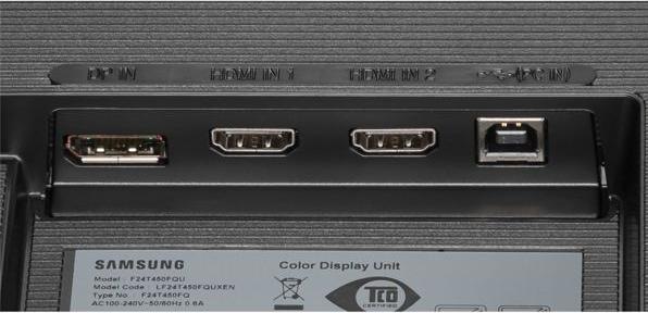 Actual product image Samsung F24T450FZU (1920 x 1080 pixels, 24")