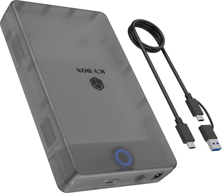 Produktbild Icy Box Spade Base 388 – 3.5" SATA Gehäuse USB 3.0 (3.5")