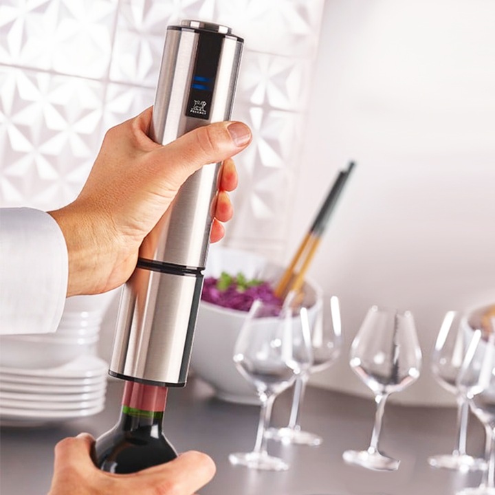 Actual product image Peugeot Corkscrew Elis Silver (Electric corkscrew)