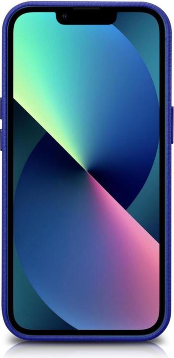 Produktbild iCarer litchi Premium Ledertasche für iPhone 14 Pro Magnetische Ledertasche mit magSafe dunkelblau ( (Apple iPhone 14 Pro)