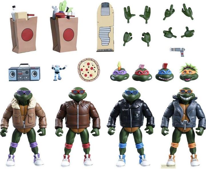 SUPER7 : Tartarughe Ninja Reaction Action Figura Baxter Stockman 10 Cm