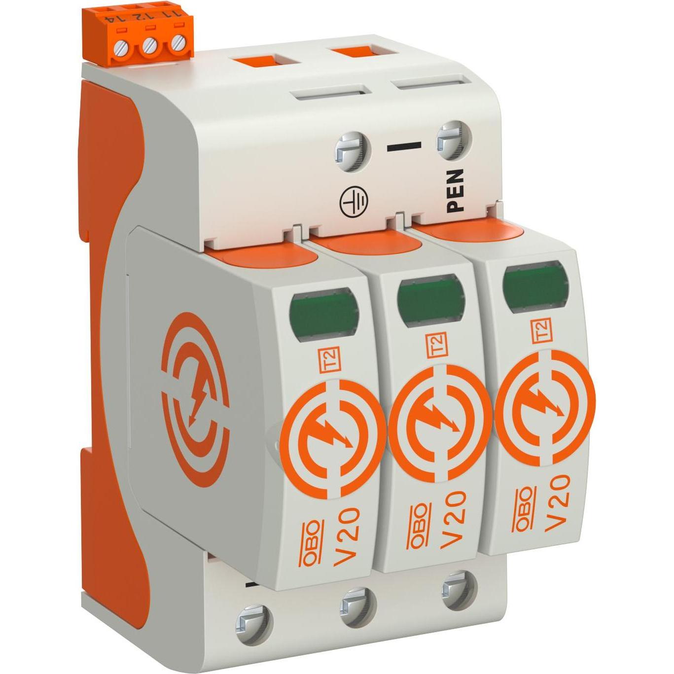 OBO Bettermann, Überspannungsschutz, OBO SurgeController V20 dreipolig FS 280V