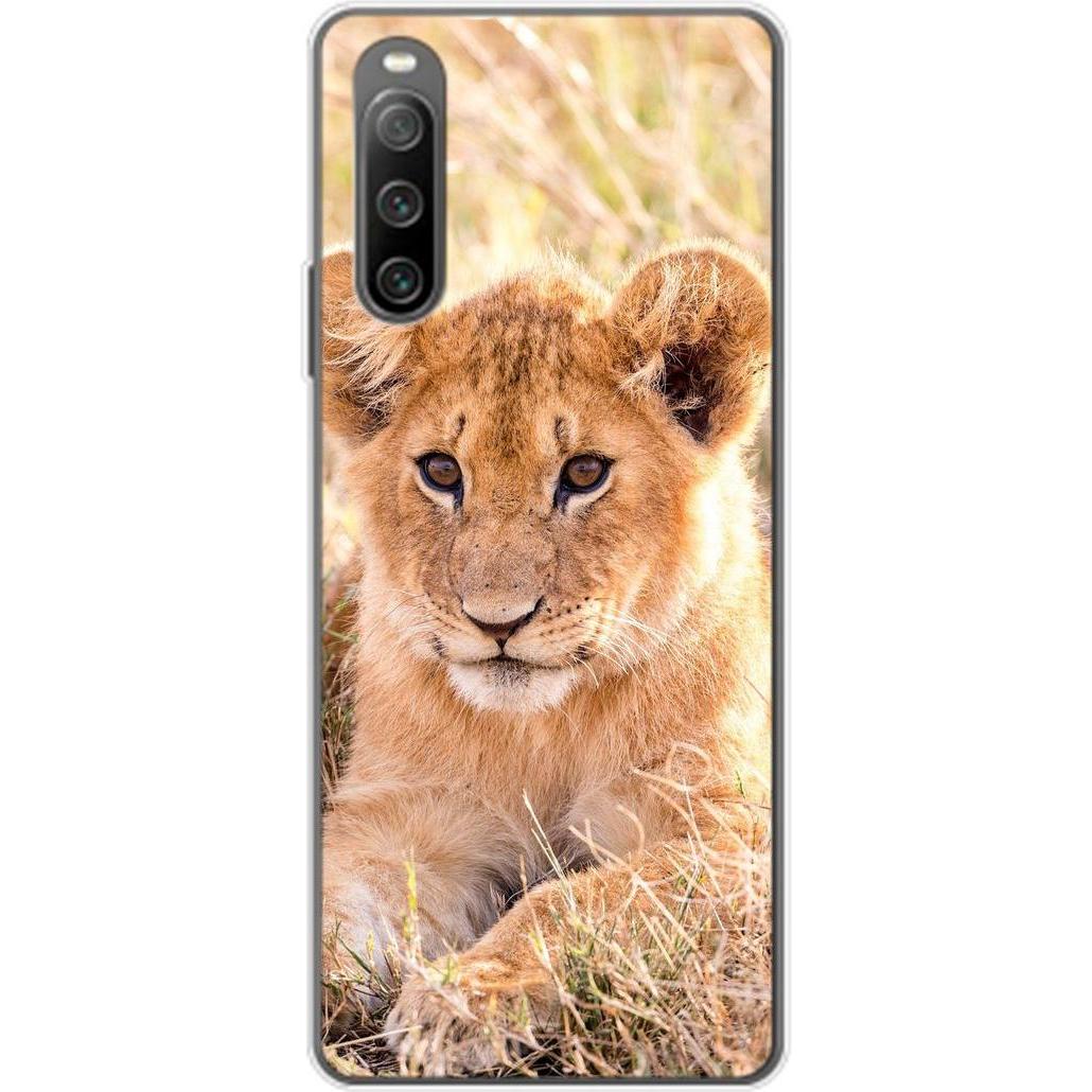 König Design Hülle Handy Schutz für Sony Xperia 10 IV Case Cover Tasche Bumper Etuis TPU Neu (Sony Xperia 10 IV), Smartp...