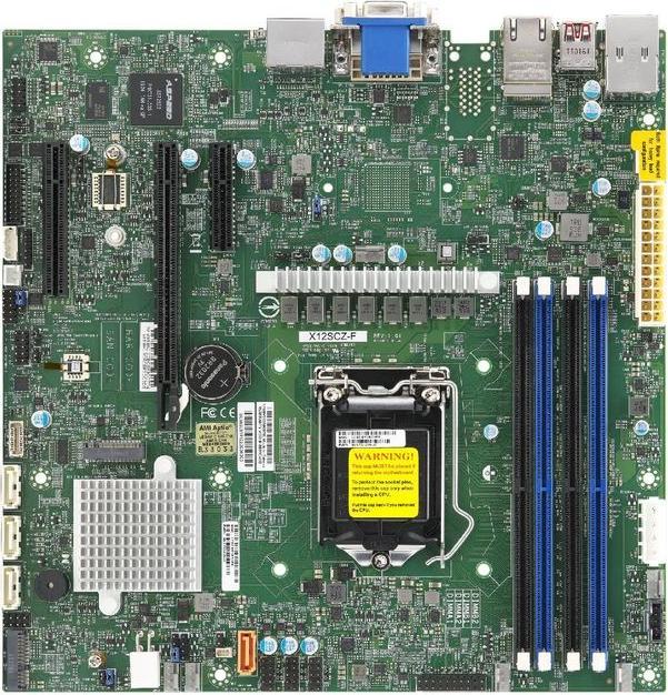 Produktbild Supermicro X12SCZ-QF - Motherboard - micro ATX (LGA 1200, Intel Q470, mATX)