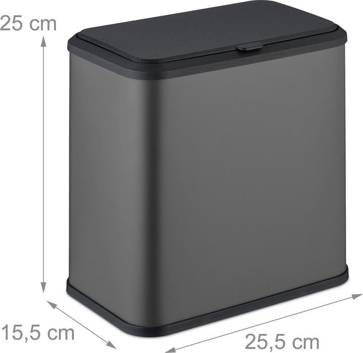 Produktbild Relaxdays Matter Mülleimer 5 L (5 l)