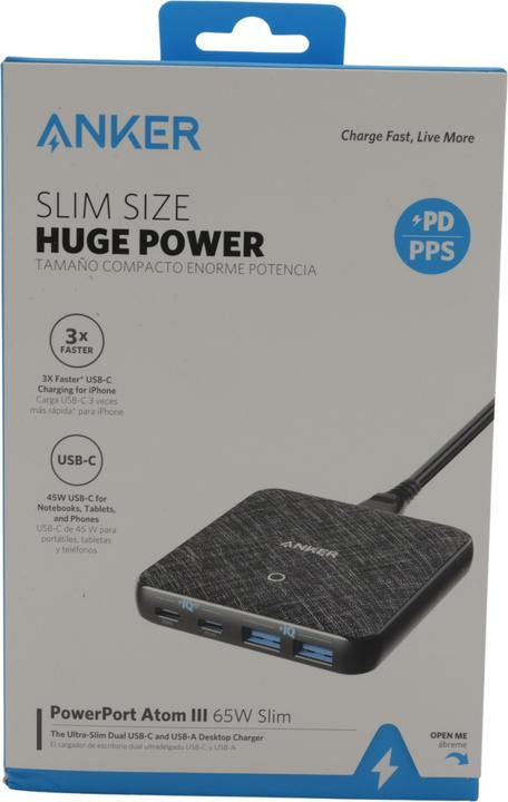 Image du produit Anker PowerPort Atom III Slim (65 W)