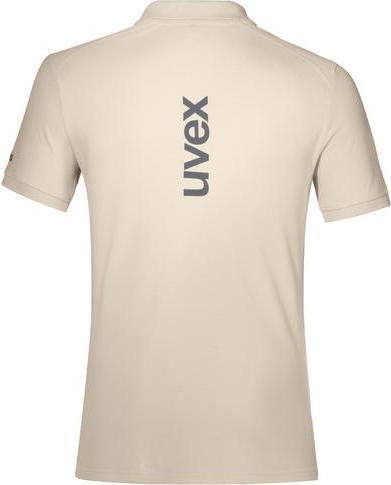 Actual product image Uvex Sports Polo shirt uvex Collection 26 white, beige 4XL (4XL)
