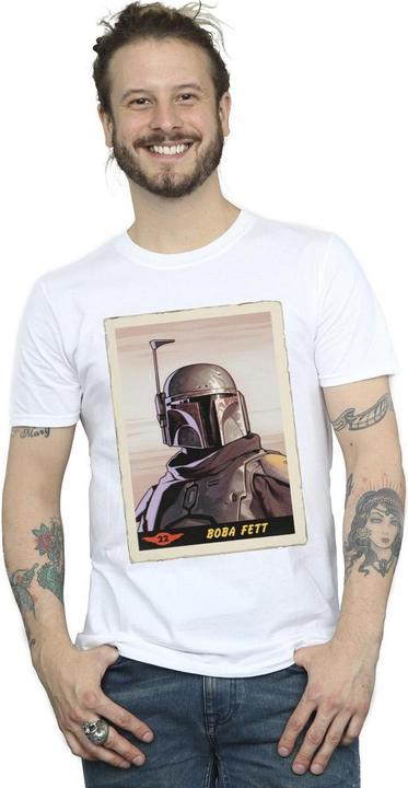 Actual product image Star Wars Mens The Mandalorian Boba Fett T-Shirt (3XL)
