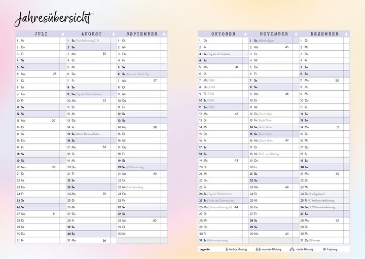 Actual product image Eat, read, sleep, repeat – Mein Jahresplaner 2026: Für alle (21 x 15.5 cm, 1 week / 2 pages)