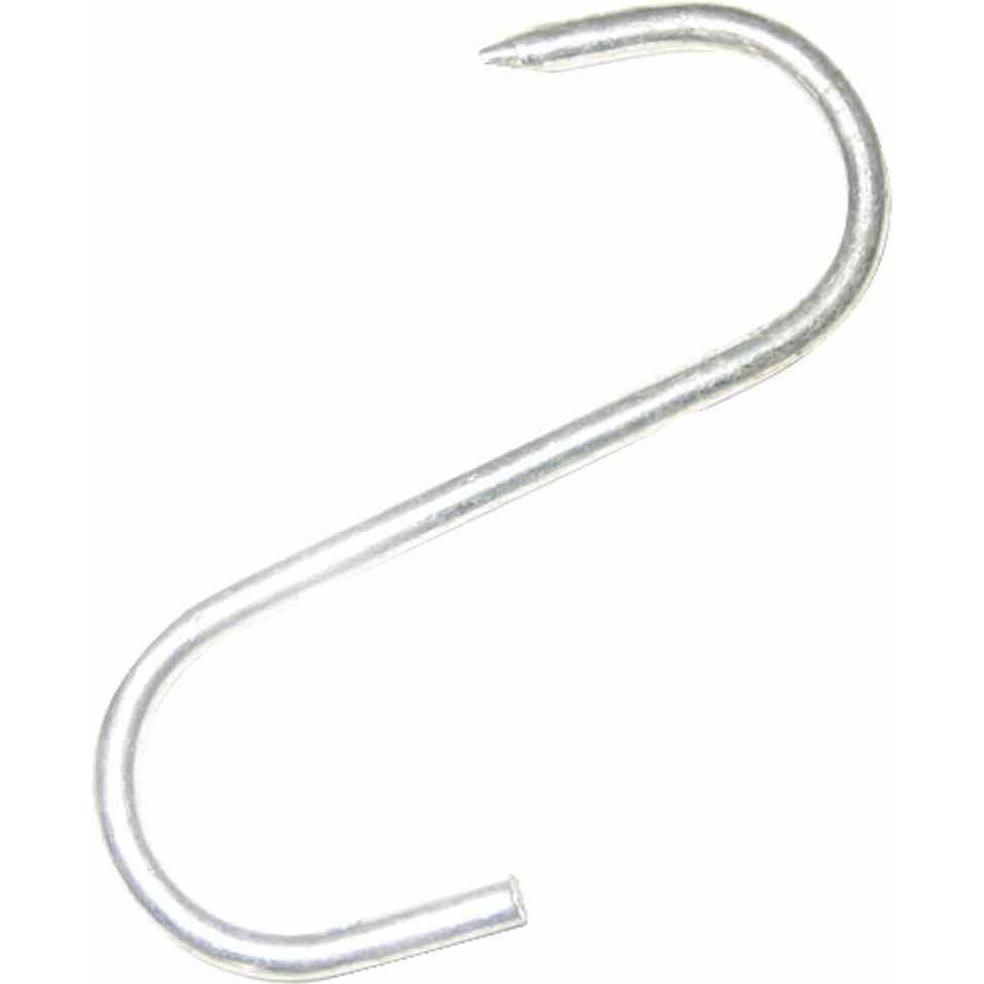 Lüsebrink, Grillbesteck, Fleischhaken Art.85/120mm verzinnt, Paket a 10 Stück