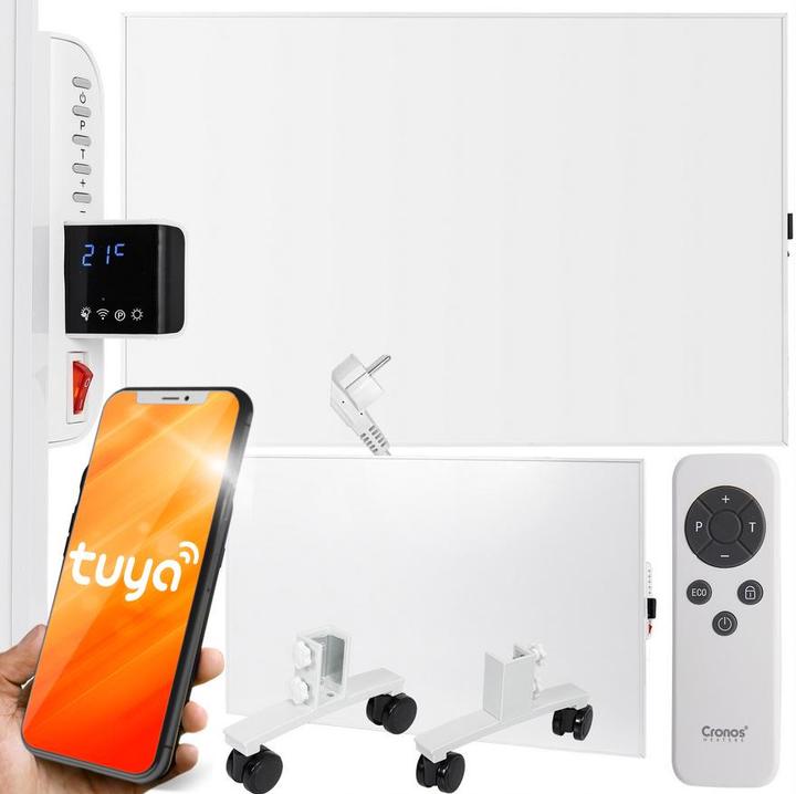 Produktbild Cronos Synthelith Pro CRP-500TWP 500W weisser Infrarotstrahler mit WiFi und Fernbedienung (500 W)