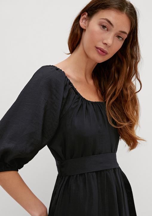 Image du produit Comma Kleid Stufenkleid mit Allover-Muster (40)