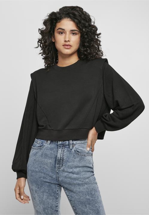 Produktbild Urban Classics Ladies Padded Shoulder Modal Terry Crewneck (4XL)