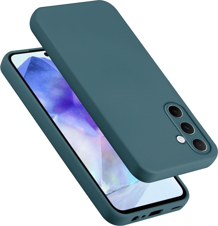 Cadorabo Case for Samsung Galaxy A55 TPU in liquid protection silicone design (Samsung Galaxy A55)