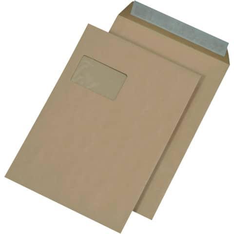 Mailmedia, Versandtasche + Luftpolstertasche, Versandtasche C4 m.Fe HK 110g braun (250 x)