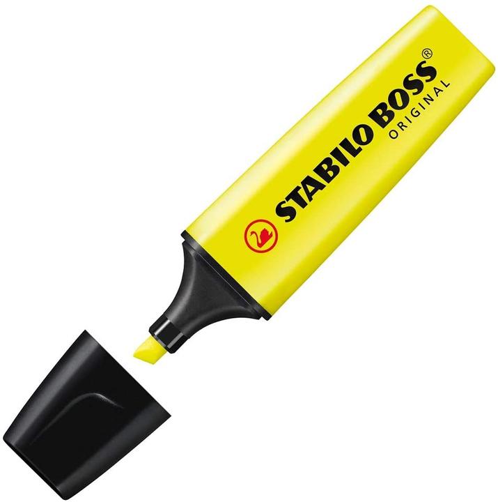 Actual product image STABILO Highlighter - BOSS ORIGINAL - pack of 2 - yellow (Yellow, 5 mm, 2 x)