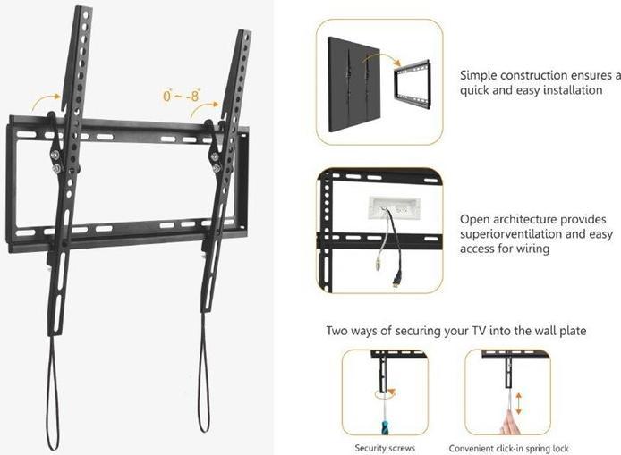 Actual product image equip Table mount 17"-32"/ 2TFT per Xkg 360° gas spring (Wall, 32", 9 kg)