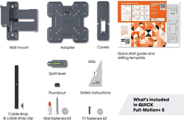 Immagine prodotto Vogels TVM 1245 (Muro, 15 kg, 19" - 43")