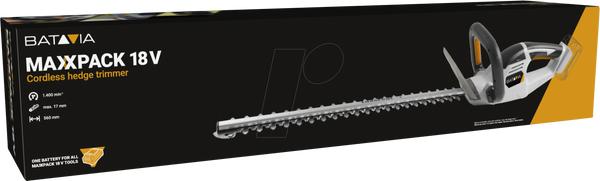 Produktbild Batavia 7064547 - Akku-Heckenschere 18 V ohne Akku (Akkubetrieb)