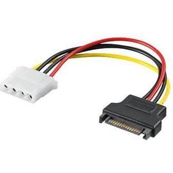 Premiumcord Adattatore Di Alimentazione Molex 5,25" F - S-Ata M (17 Cm, Sata), Cavo Interno (Pc)