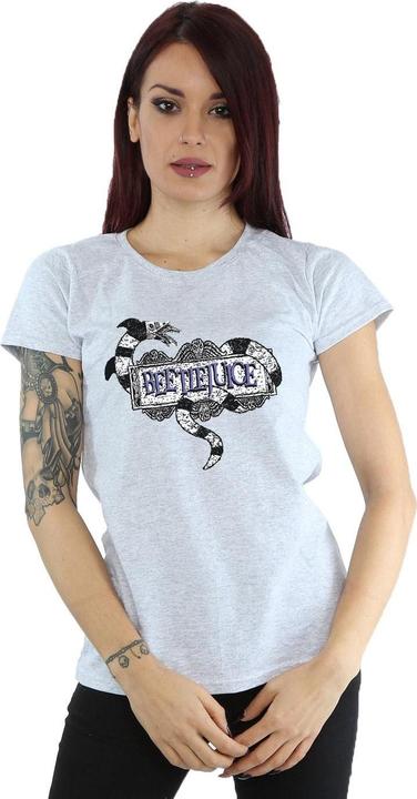 Produktbild Beetlejuice Sandwurm Logo TShirt aus Baumwolle (L)