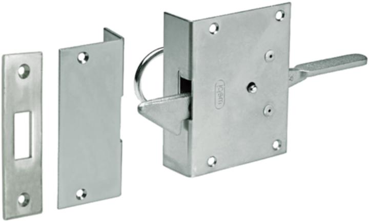 Actual product image Webi Sliding gate lock 216Z (Mortise lock)