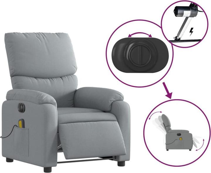 Image du produit vidaXL elektrischer Massagesessel