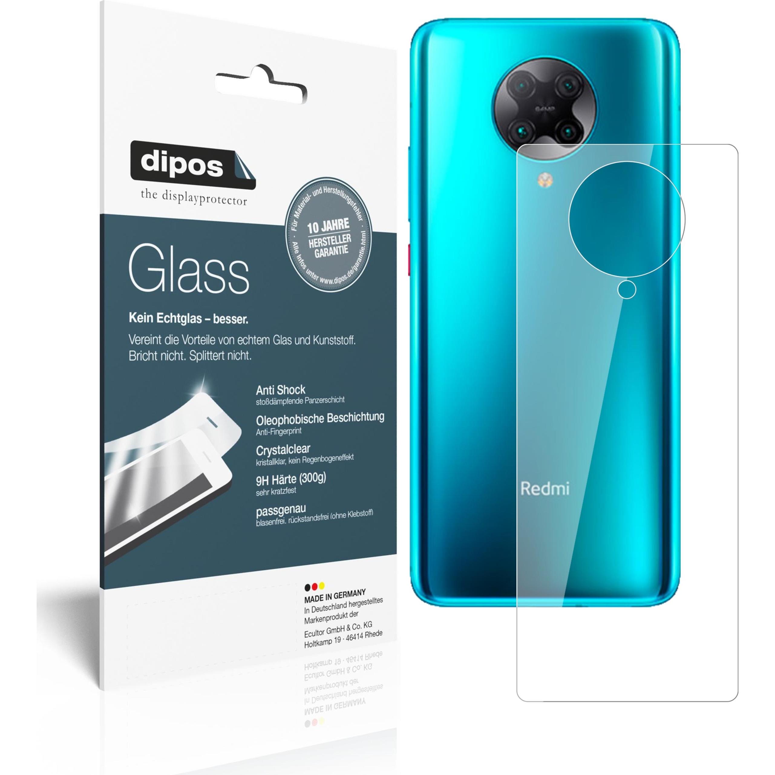 Dipos Displayschutz Anti-Shock (2 Stück, Xiaomi Redmi K30 Pro Zoom), Smartphone Schutzfolie, Transparent