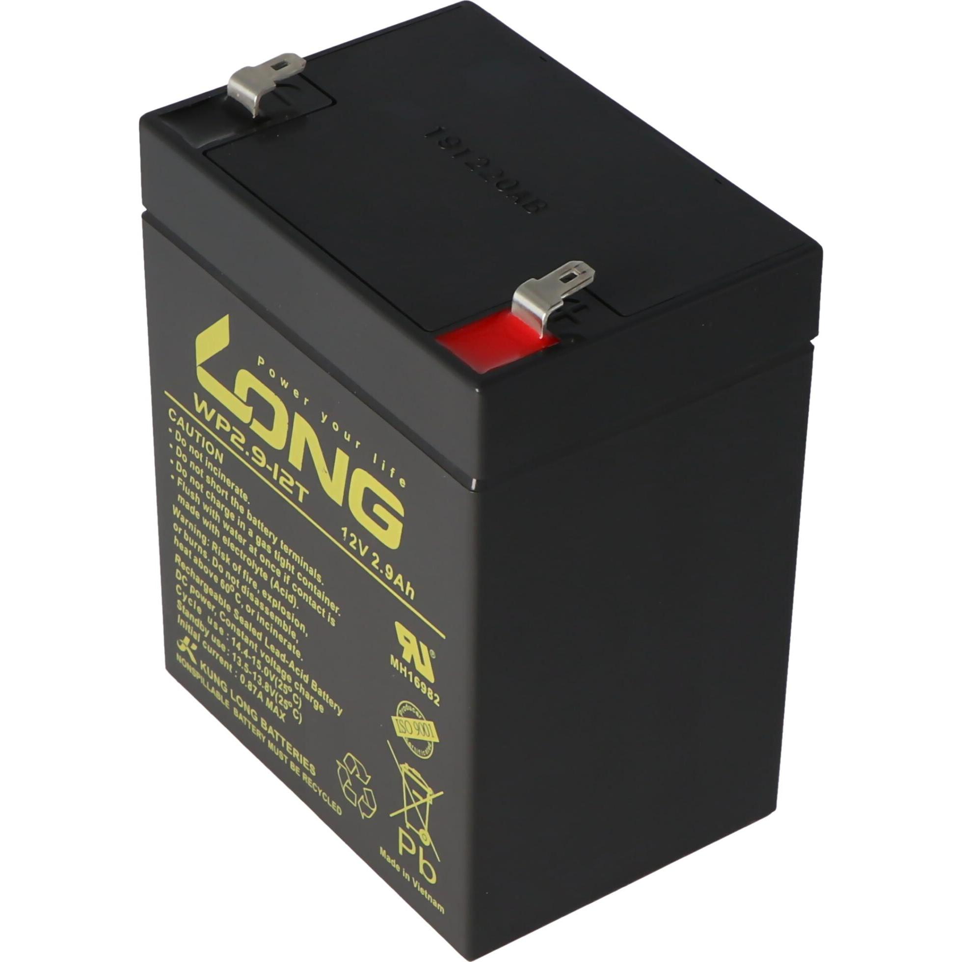 Kung Long, Batterieladegerät, Akku WP2.9-12T (12V)