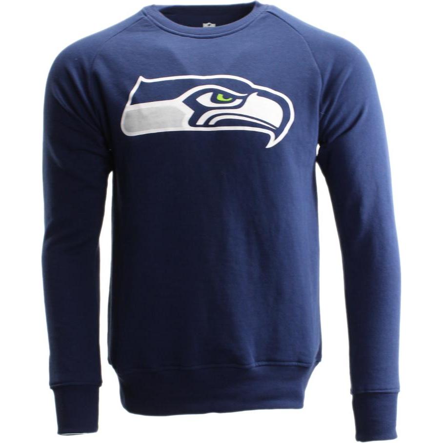 Fanatics, Herren, Pullover, NFL Seattle Seahawks Crew Sweatshirt 1567MNVY1ADSSE, Blau, (S)