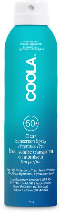 Actual product image Coola Suncare Classic Spray Fragrance Free (Sun spray, SPF 50, 177 ml)