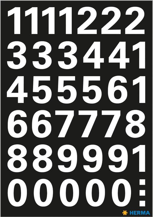HERMA Numbers Labels