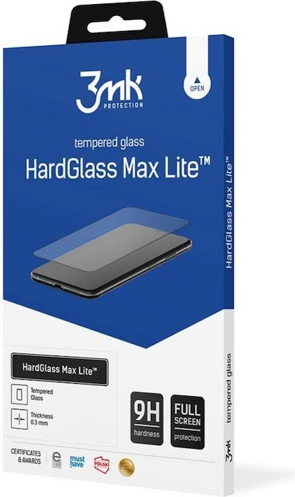 Produktbild 3MK HardGlass Max Lite Sony Xperia 5 V czarny/black, Fullscreen Glass Lite (1 Stück, Sony Xperia 5 V)