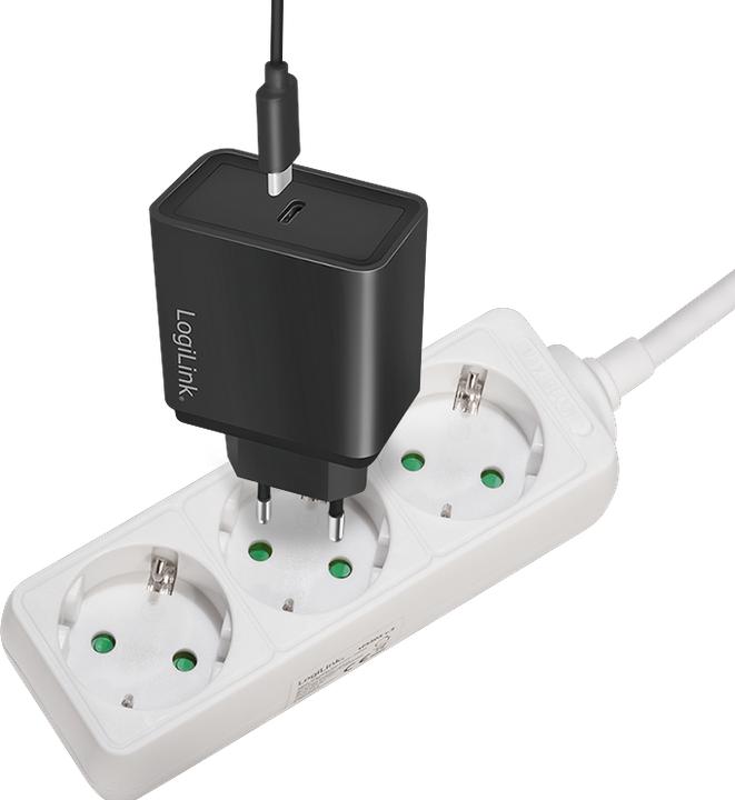 Actual product image LogiLink socket strip (3 x, CEE 7/3, 1.50 m)