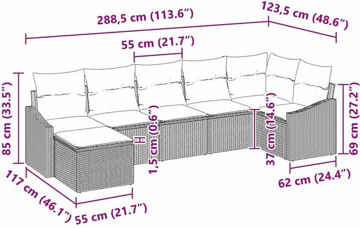 Produktbild vidaXL Indigo