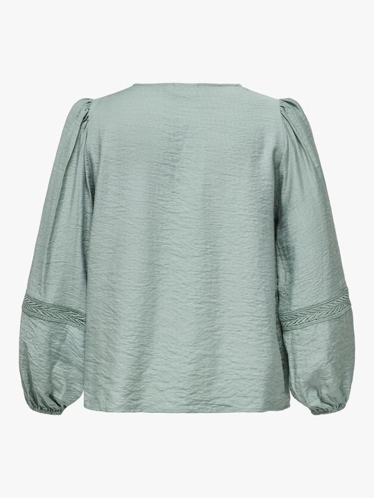 Produktbild Only Normal geschnitten V-Ausschnitt Ballonärmel Top Top (48)