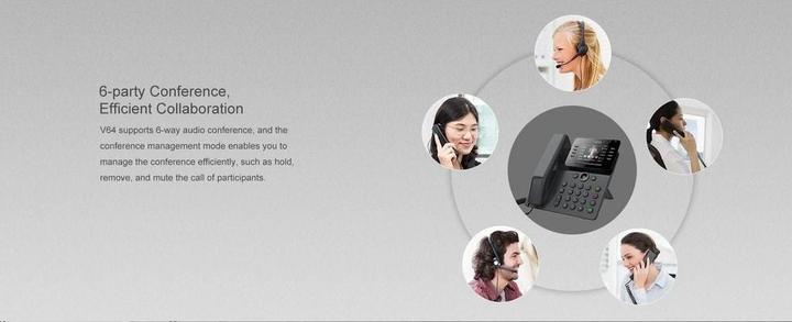 Produktbild Fanvil Tischtelefon V64 Schwarz