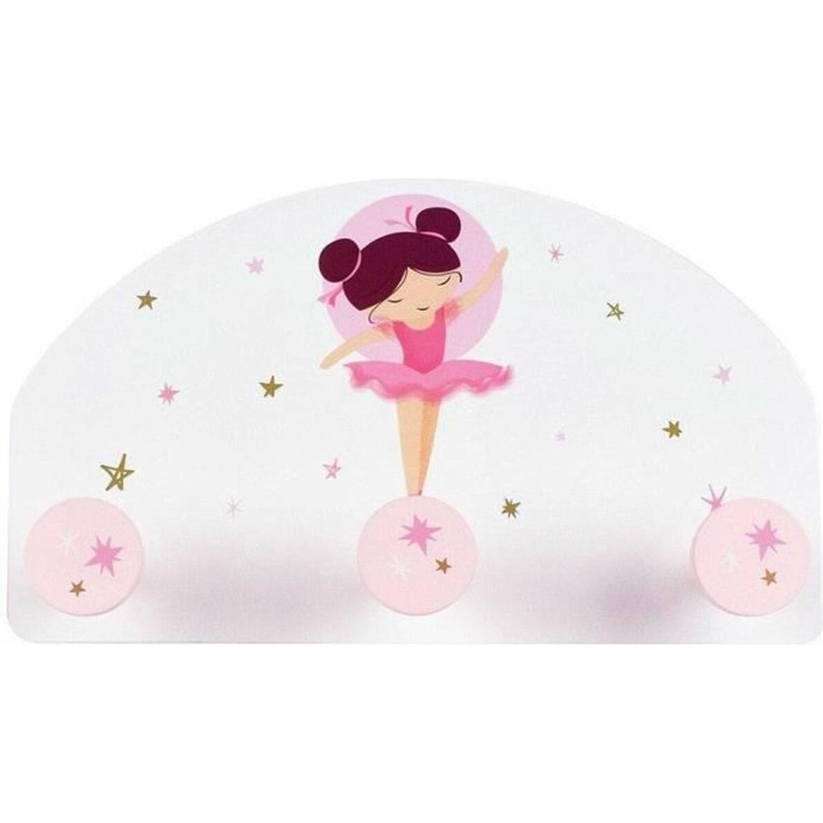 Funkhouse, Appendiabiti per bambini, appendiabiti per bambini jemini ballerine (37 x 7 x 68 cm)